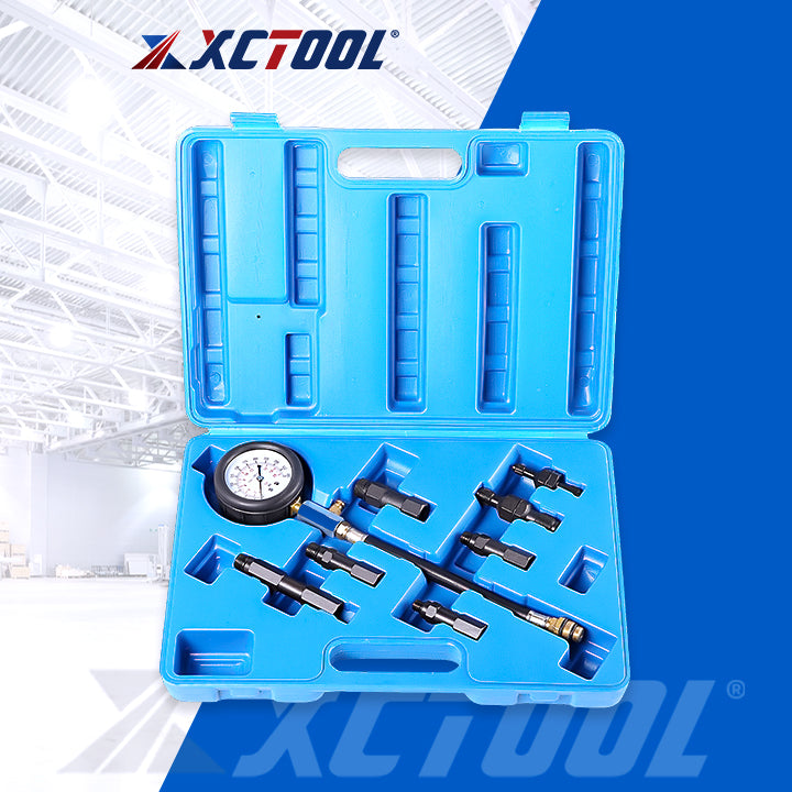 Compression Test Engine Measuring Tools 8Pcs Petrol Engine Compression Test Kit Deep Seated Engine– XCTOOL