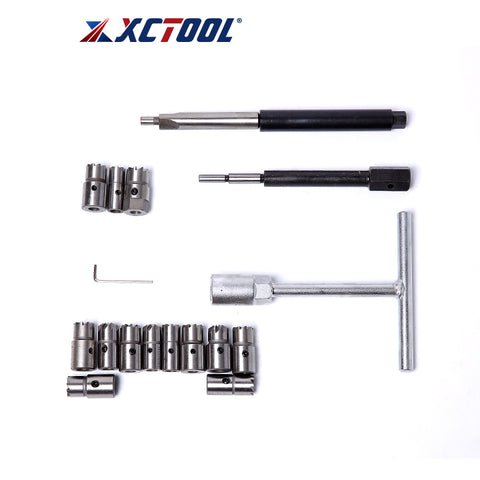 17Pcs Diesel Injector Seat Cutter