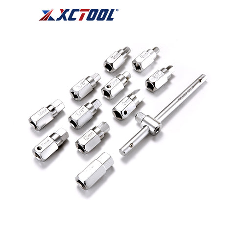 12pc Drain Plug Key Socket Set